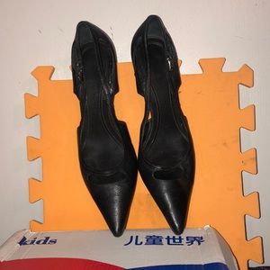 Work black shoes